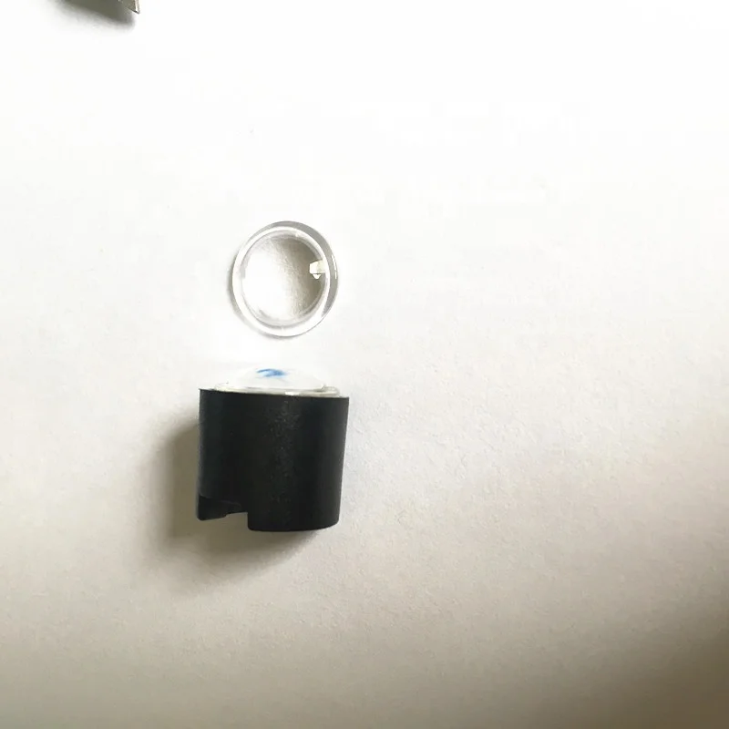 Half circle aspheric pmma led lens 12.5mm with bracket 8 degree