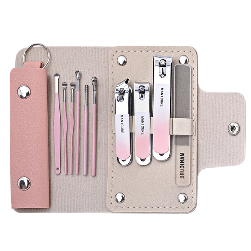 High Quality 10pcs Steel Toe Nail Clipper Cutter New Style Manicure & Pedicure Set for Men and Women for Nail Care & Nail Art
