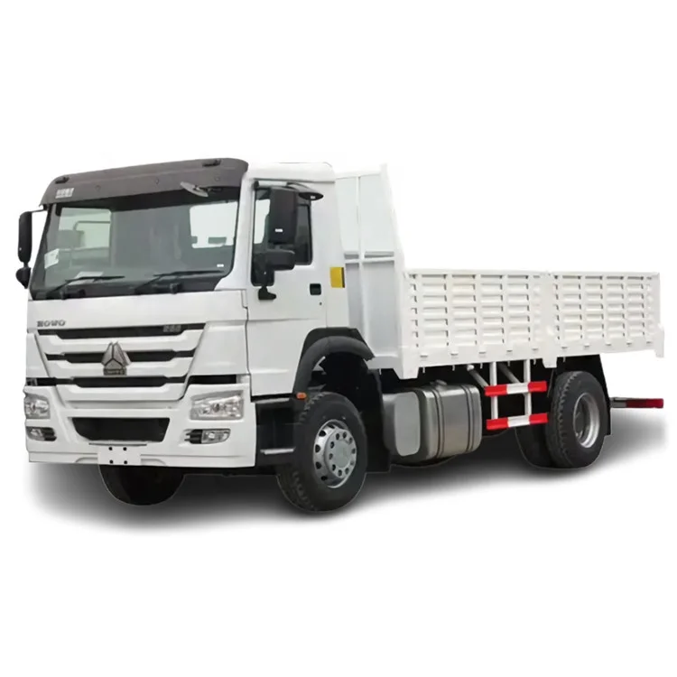 4x2 HOWO single cabin Lorry Trucks wagon 6m 4x2 Cargo wagon Diesel Engine 8-speed heavy duty dry goods ship commercial vehicle