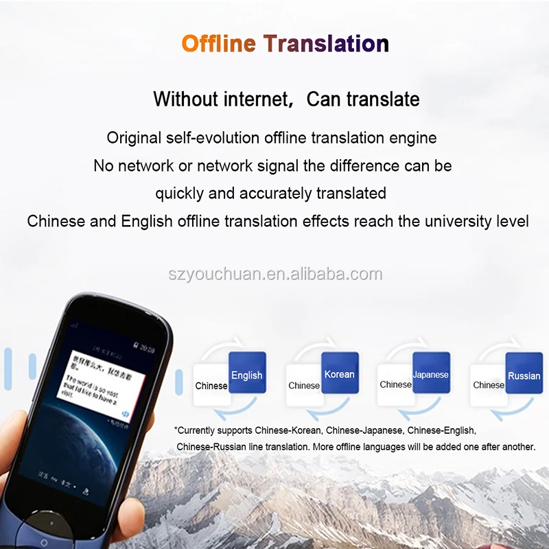 IFlytek 3,0 Easytrans 900 AI мгновенный голосовой переводчик портативный переводчик языков автономный переводчик словарь камера 13 МП