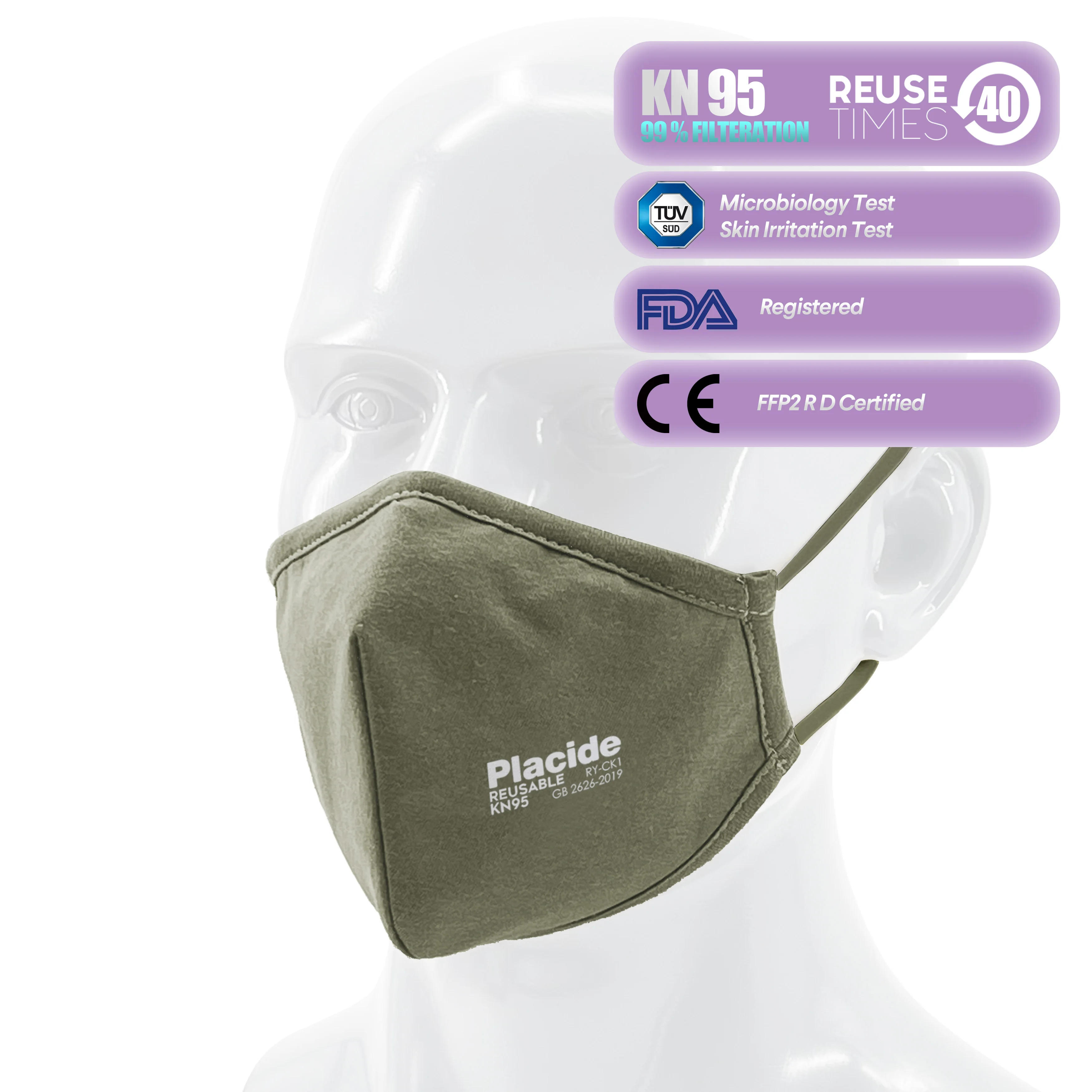 Nano Technology 99% filtering efficiency Custom logo washable printed cloth face mask cotton facemasks private logo fabric masks