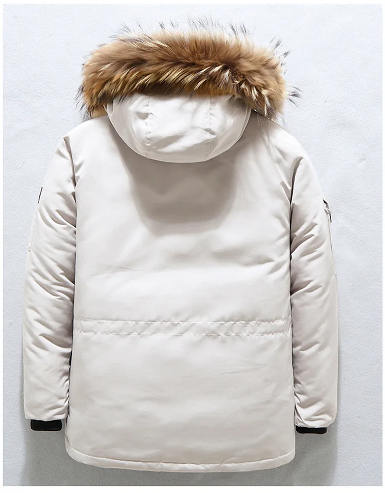 Hot Sale in the Us and Canada White Goose Down Jacket Winter Warm Windproof Fashion Luxury
