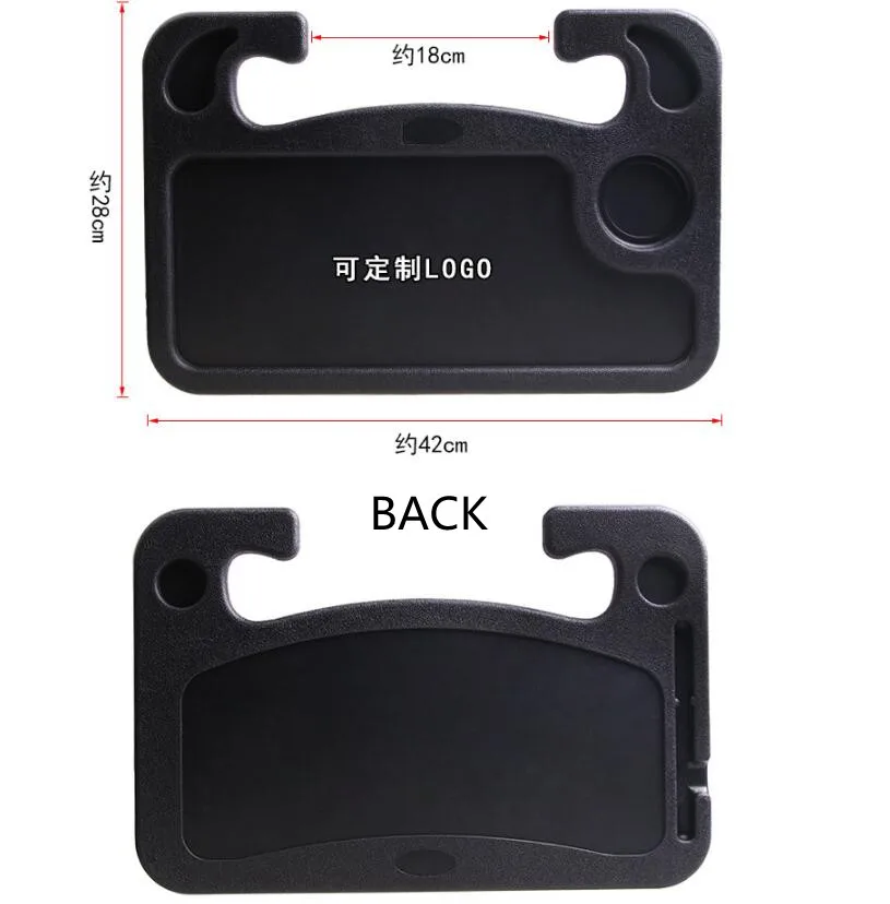 Car Steering Wheel Desk Tray Table Food Eating Laptop Holder with Cell Phone Stand Car Table Laptop Tray for Eating Tablet iPad