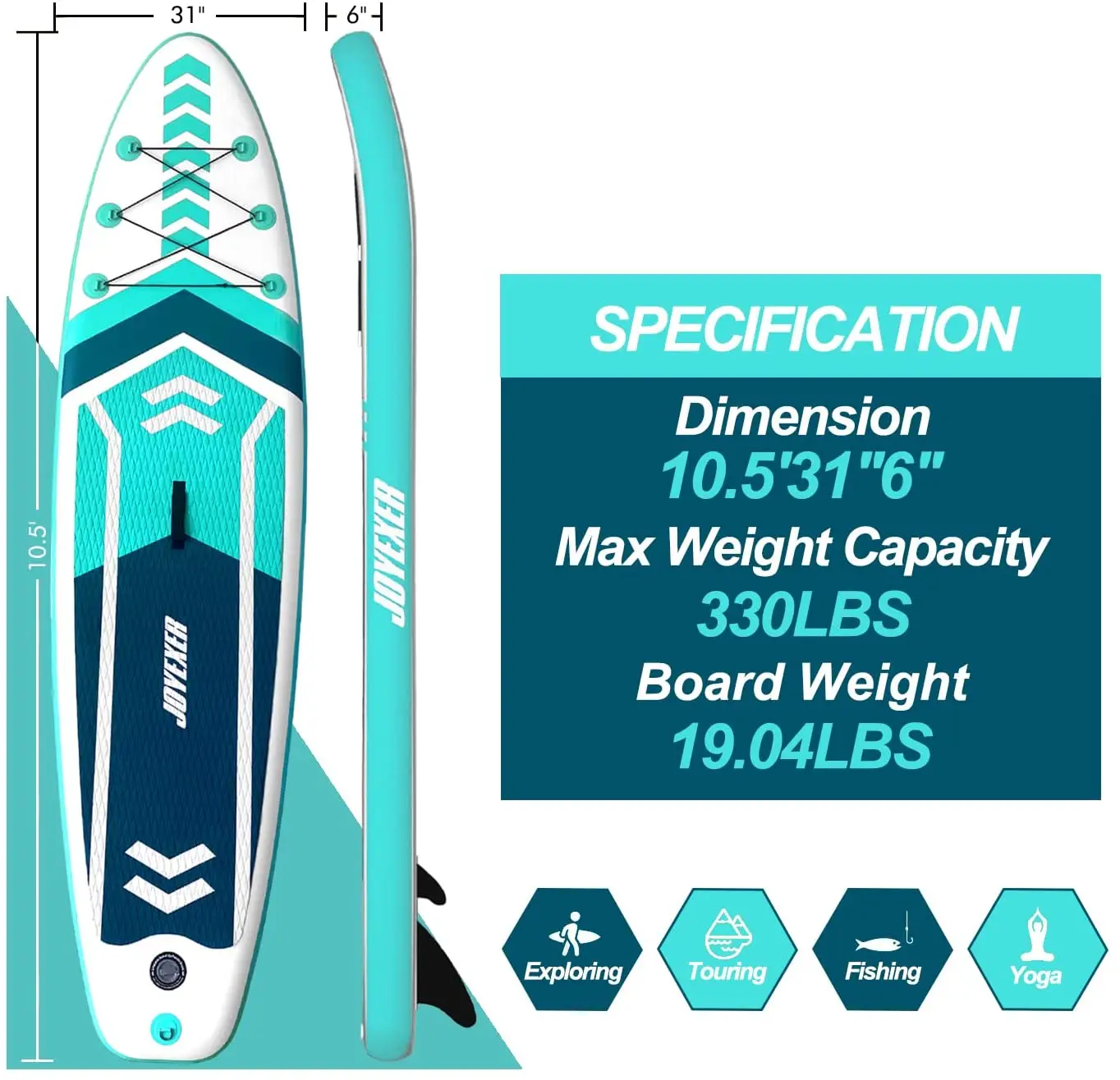 In Stock Ready to Ship All-round Standup Professional Inflatable Sup Board Double