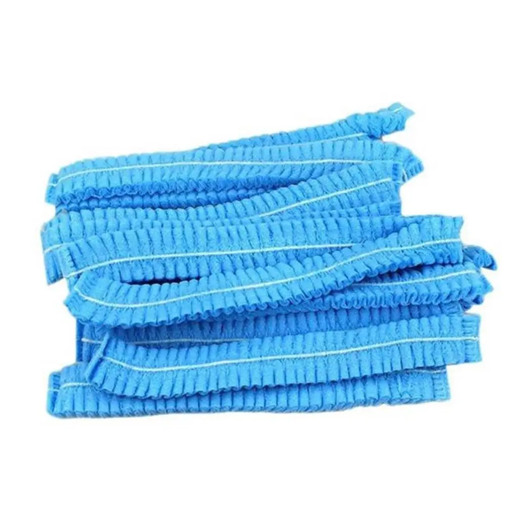 Non-Woven/SMS/Surgical/PP/Mop/Crimped/Pleated/Strip/Medical Disposable Clip Doctor Cap Hair Surgical Caps