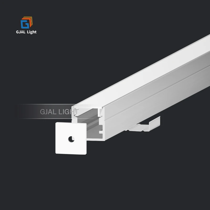 TX037 10*10mm alu led profile for led cabinet corner cheap price PC cover aluminum led channel