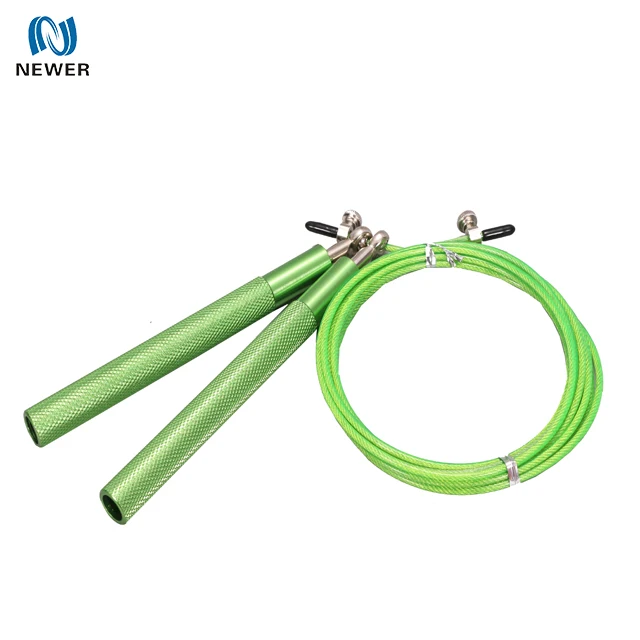 
Custom High Quality Fashion Trianing Fitness Workout Exercise Adjustable Steel Cable Speed Wire Jump Rope 