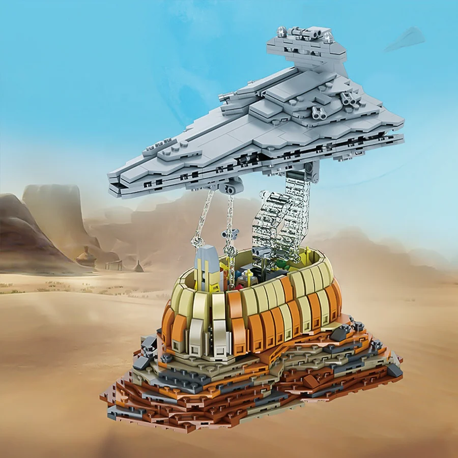Young Gift 1563pcs Set Wars On Star The Empire Over Jedha City Building Blocks Bricks Sets