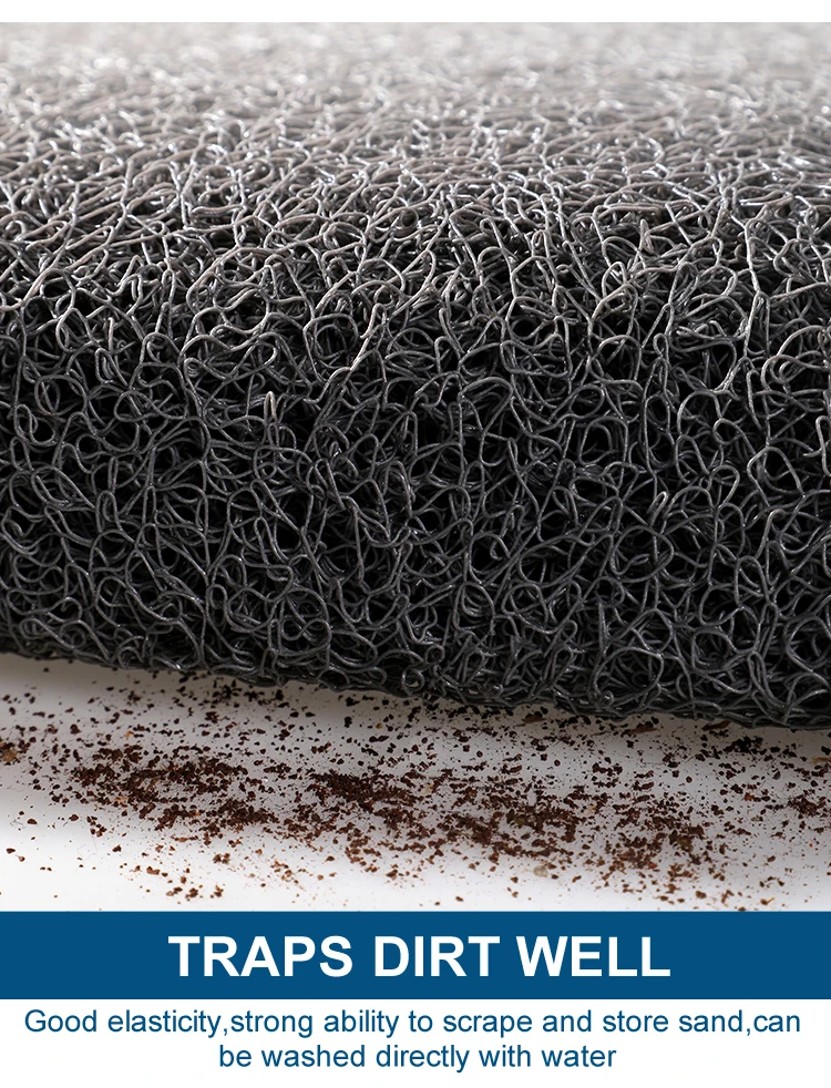 TaiFo China wholesale vinyl carpet roll color printed Plain Embossed PVC Coil Door Mat