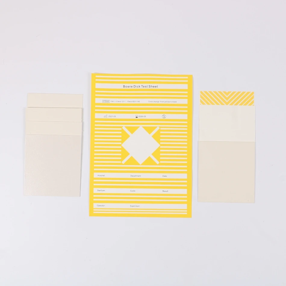 Manufacturer Bowie Dick Test Pack For Steam Sterilizer Integrity Testing Bd Packs