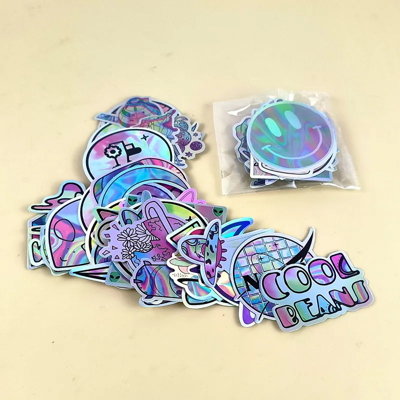 Голографические наклейки с голографическим рисунком