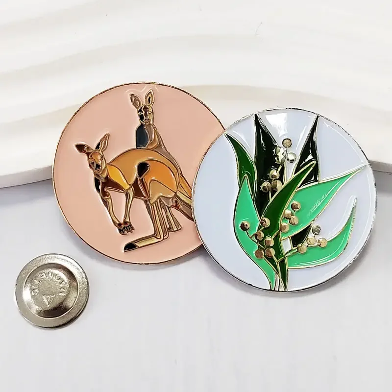 No minimum make your own design pins cute animal customized metal badges soft enamel strong magnetic pins
