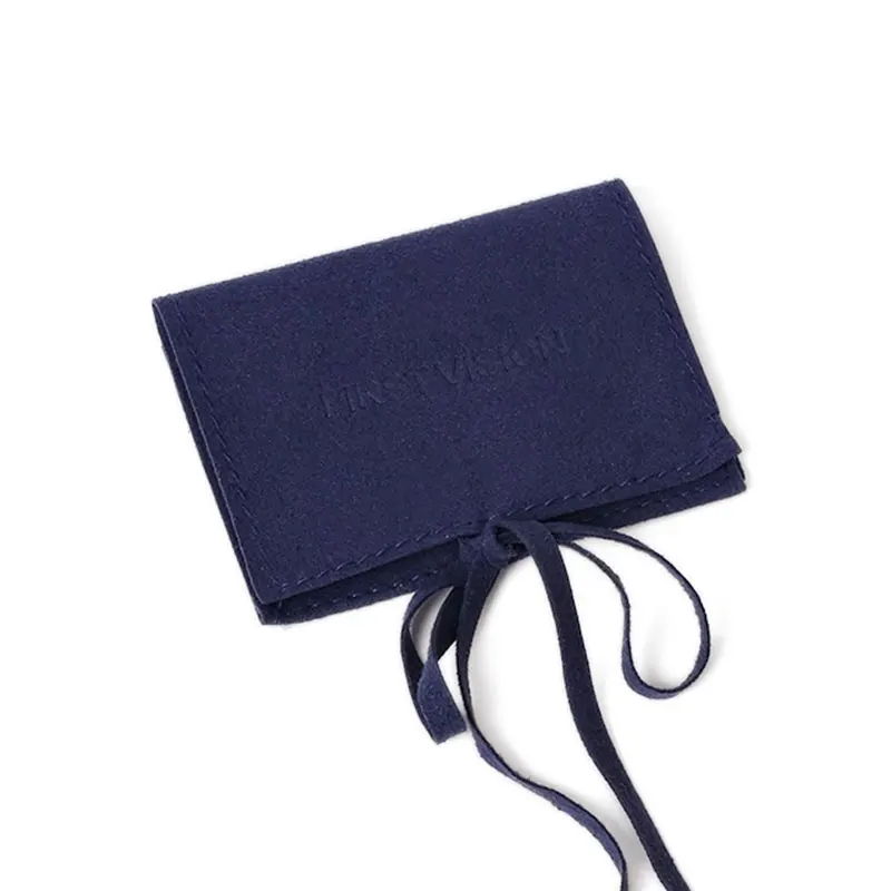 customised big branding inspired jewelry pouches gift packing bio microfiber bags with branded name for jewellery set packaging