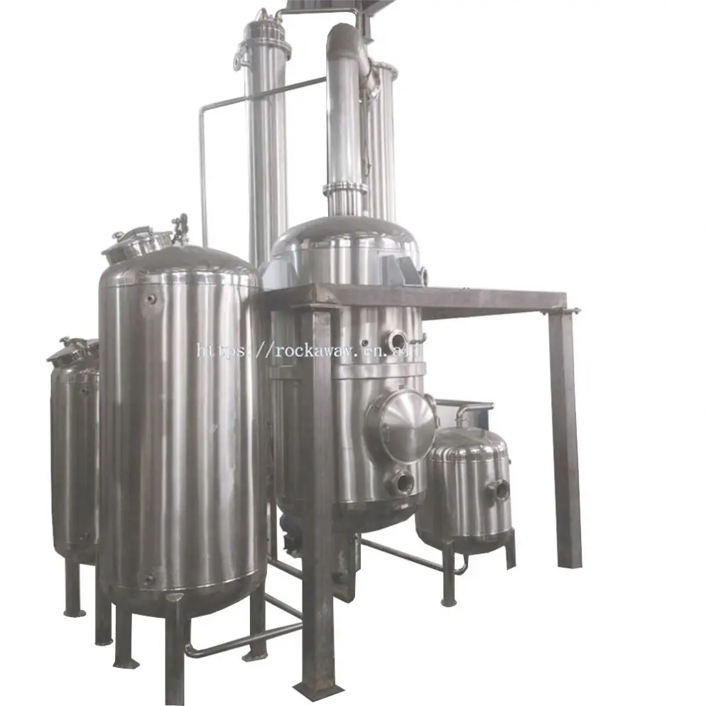Professional Double Effect Falling Film Evaporator With CE Certificate