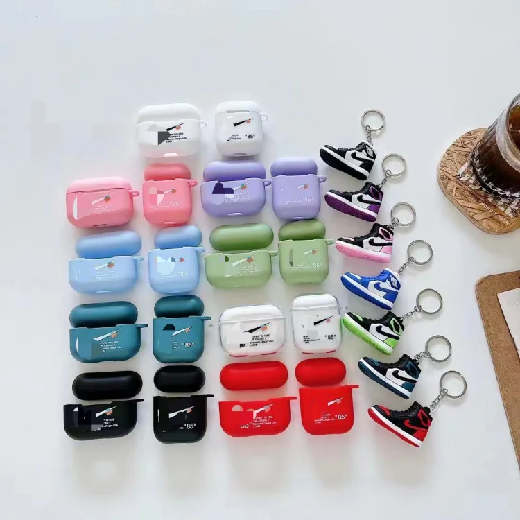 2023 Factory Custom Wholesale Sporty Shoes Earphone Case For AirPods Case With Shoe For Air Pods3 2 1 Pro 2 Case With Strap