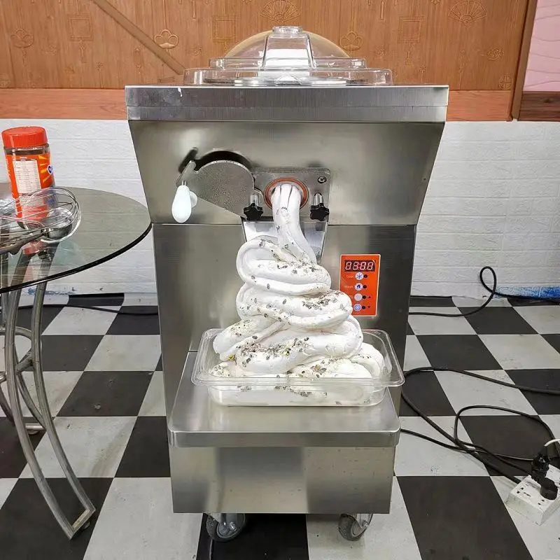 Pro- 35L Hard Ice Cream Batch Freezer Combination Pasteurize Machine