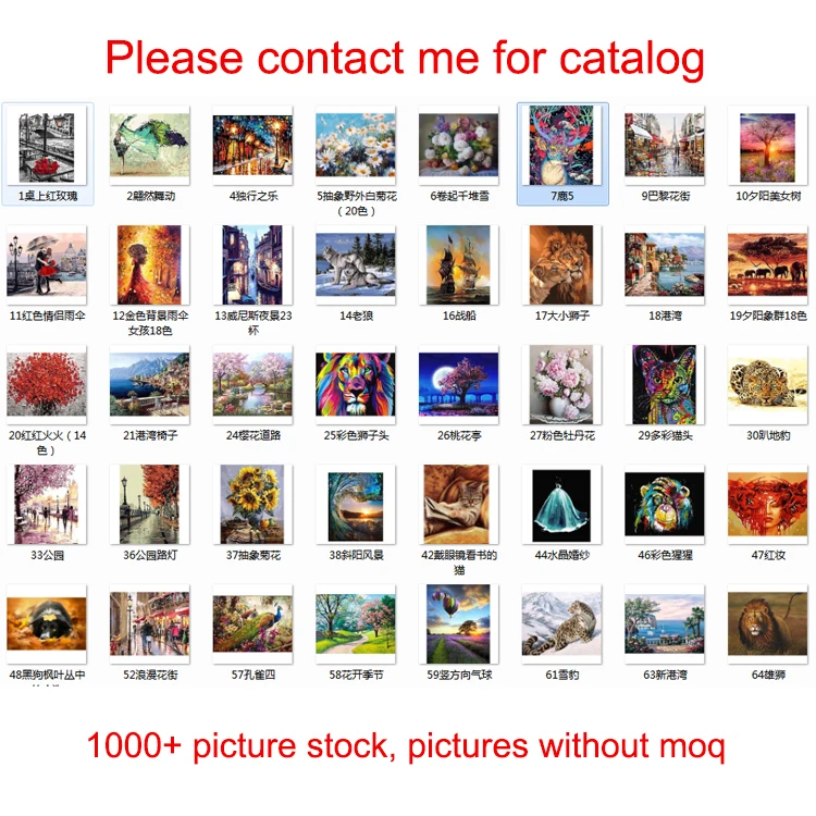 Diy Digital Oil Painting Drastically Decompresses Hand-Painted Coloring Painting Home Living Room Decoration Painting