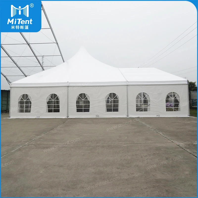 Event Planning Luxury Outdoor Event Tent Multi-side Combination Outdoor Wedding Tent Storage Marquee