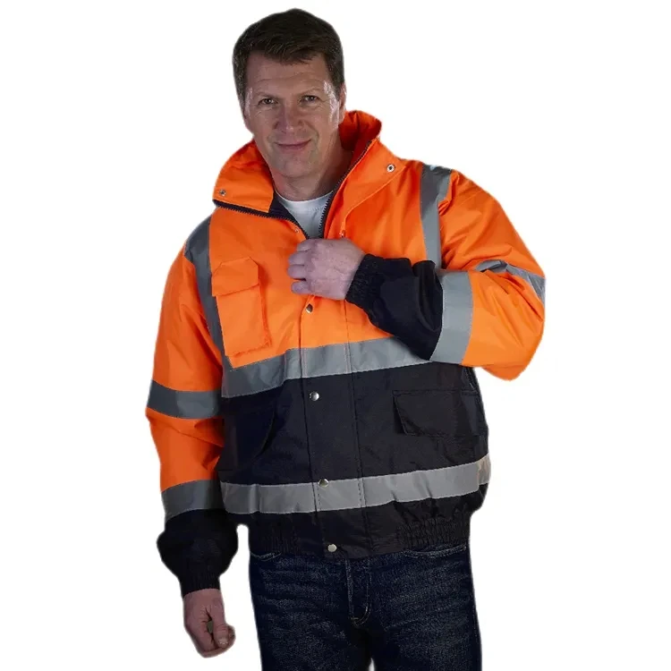 Outdoor Worker Anti-storm Raincoat  Reflective Stripe Full Cover Waterproof Motorcycle Coats Jacket Rain Suit