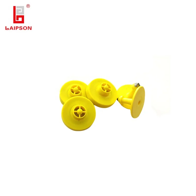 TPU Round 134.2Khz RFID HDX Animal Ear Tag For Cattle Sheep Pig Farm