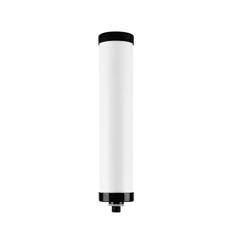UDF Inline Water Filter Cartridge Activated Carbon Media for 50 GPD Household Water Filtration Manual Power Plastic Material