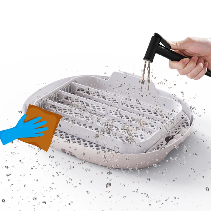 16 Eggs Digital Mini Automatic Incubators With Temperature Display Automatic Egg LED Turning Light Egg External Automatic Water