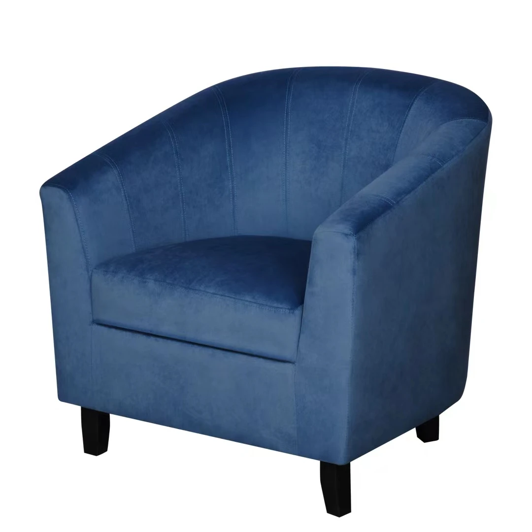 Living room furniture authentic French avant garde style modernism upholstery comfortable armchair single sofa