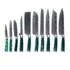 Stainless Steel Durable 19 Pcs Silicone Cooking Knife New Combi Set Japanese Silicone Kitchen Utensils Set 19-Piece Knife