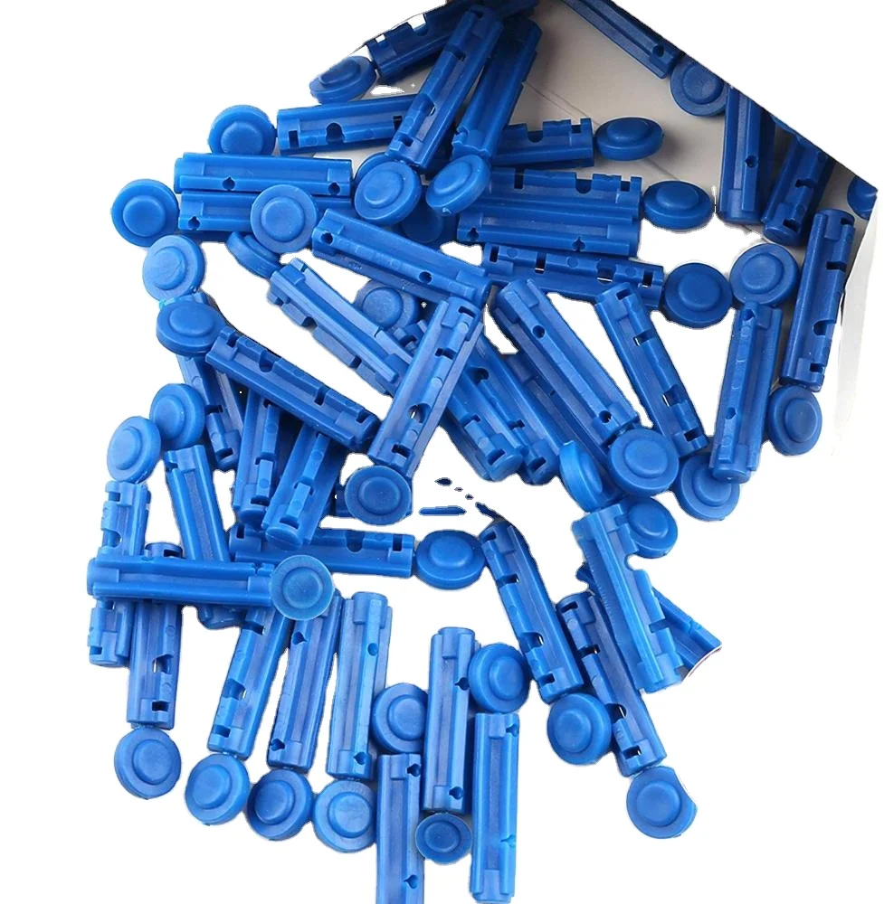 Medical Laboratory Consumables Disposable plastic sterile blood lancet