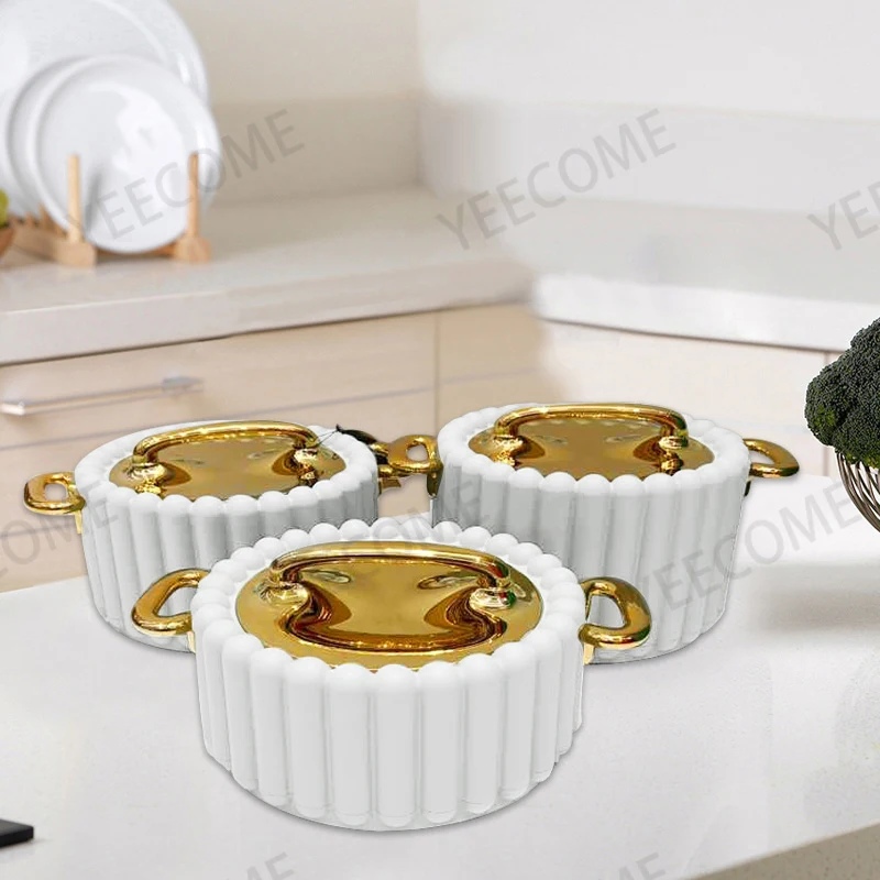 Forever gold brand  YJM-EI-P Capacity 1.5/2/2.5L New Arrival  Luxury  Food Warmer 3 PCS Insulated Hot Pot Casserole Set  Hot pot