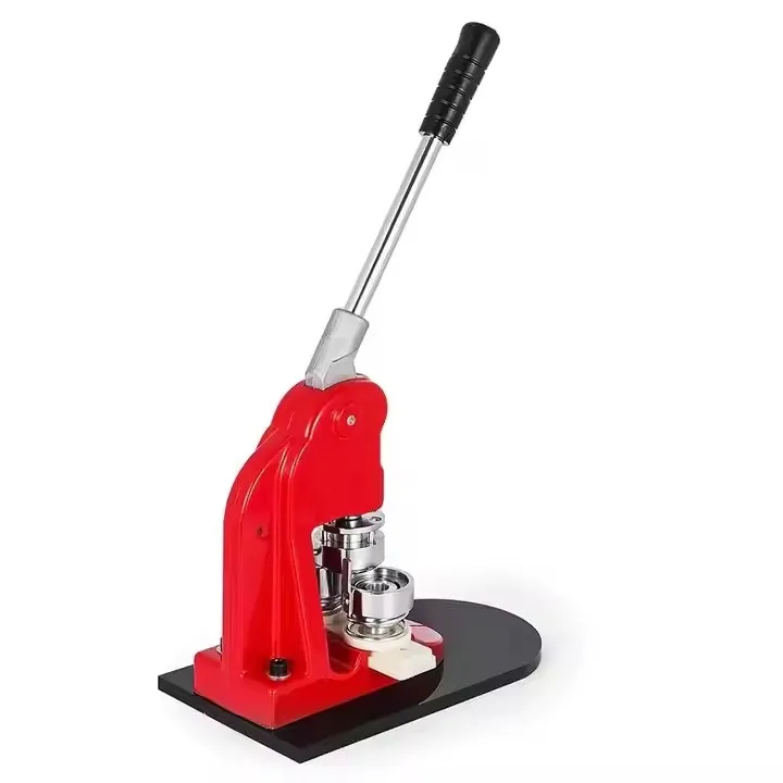 Mida Custom Pattern Logo Metal Badge Pin Press Machine for Home & School Button & Badge Making Plastic Button Material