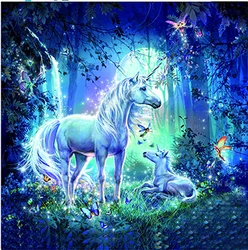 Factory wholesale custom home effect wall decoration painting 2021 animal horse 5D DIY diamond painting set