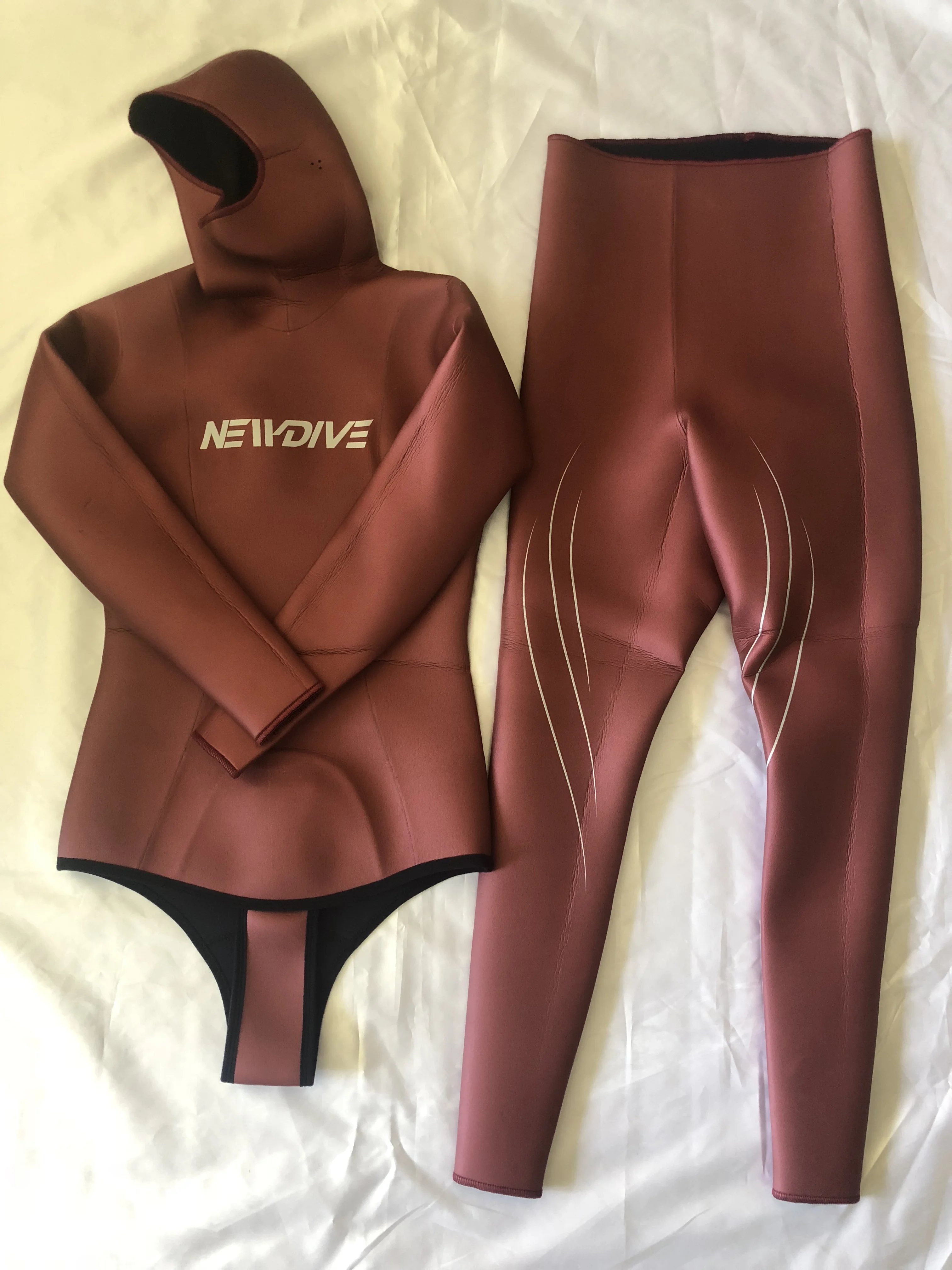 2022 Fashion Yamamoto  3mm Neoprene Freediving suit , hooded long sleeve smooth skin wetsuits for unisex