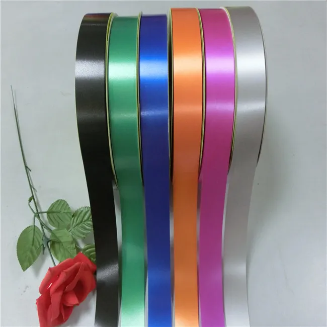 Merry christmas plastic ribbon roll