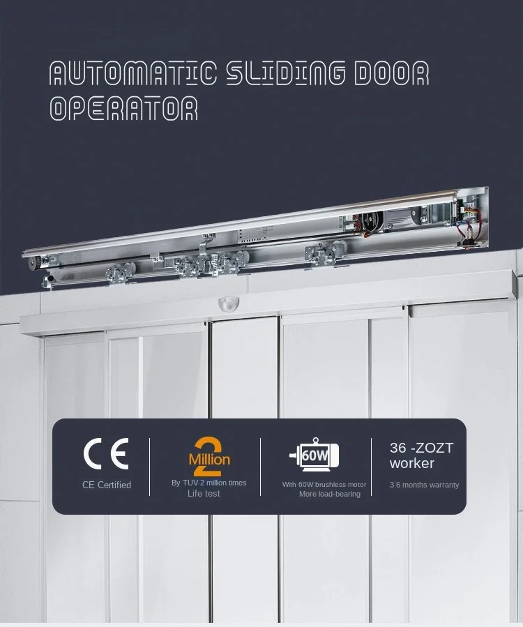 Japan Panasoni 120 automatic sliding door electric door unit 120kg shopping mall hotel channel door