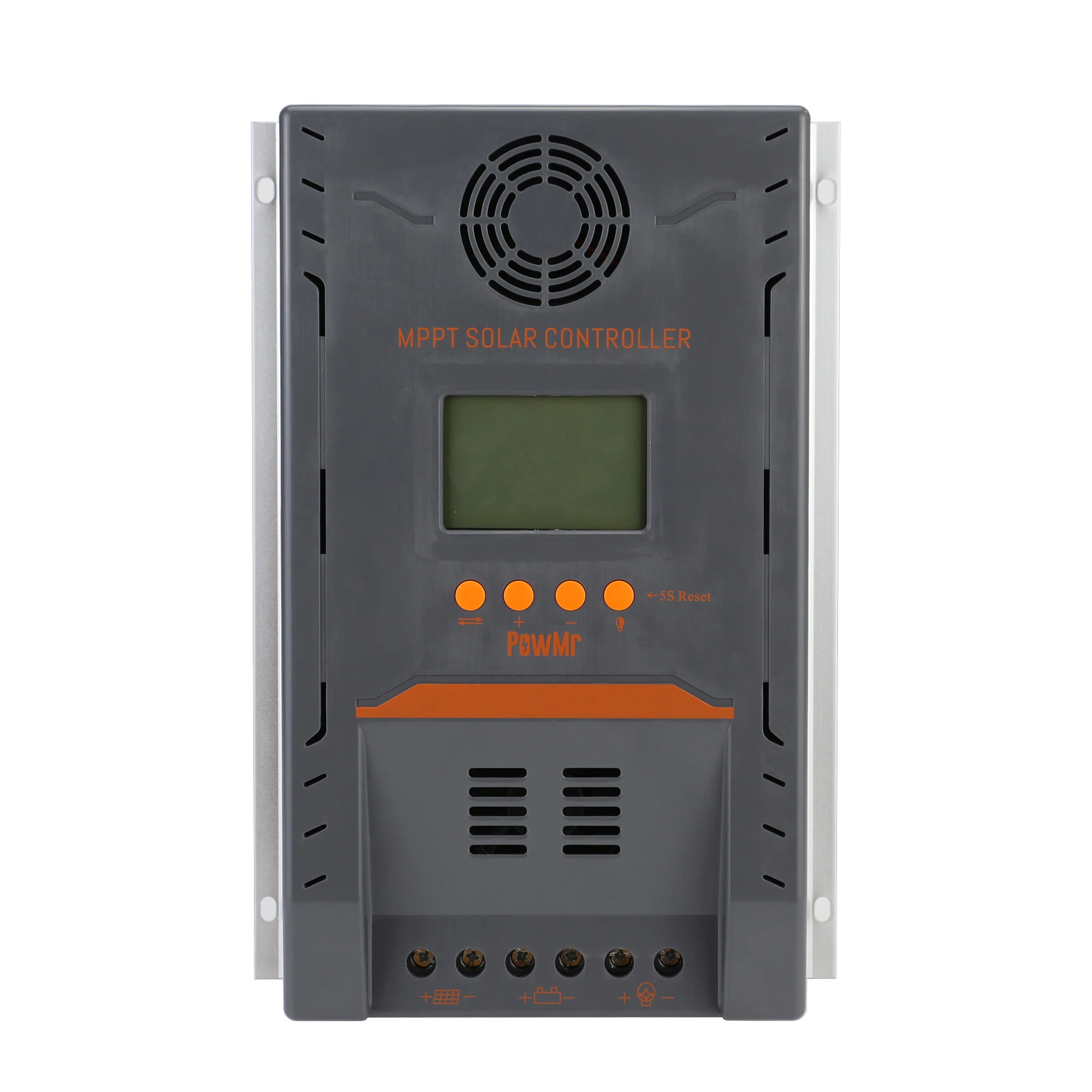 PowMr In Stock 100A Solar Panel Charge Controller 48V LCD Display Built-in MPPT Solar Controller