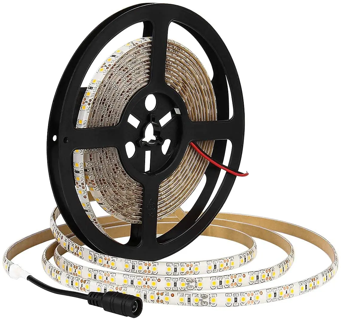 High quality high cri 80-90  8mm 10mm smd 2835 60 120 240 led per meter 12v 24v led strip light