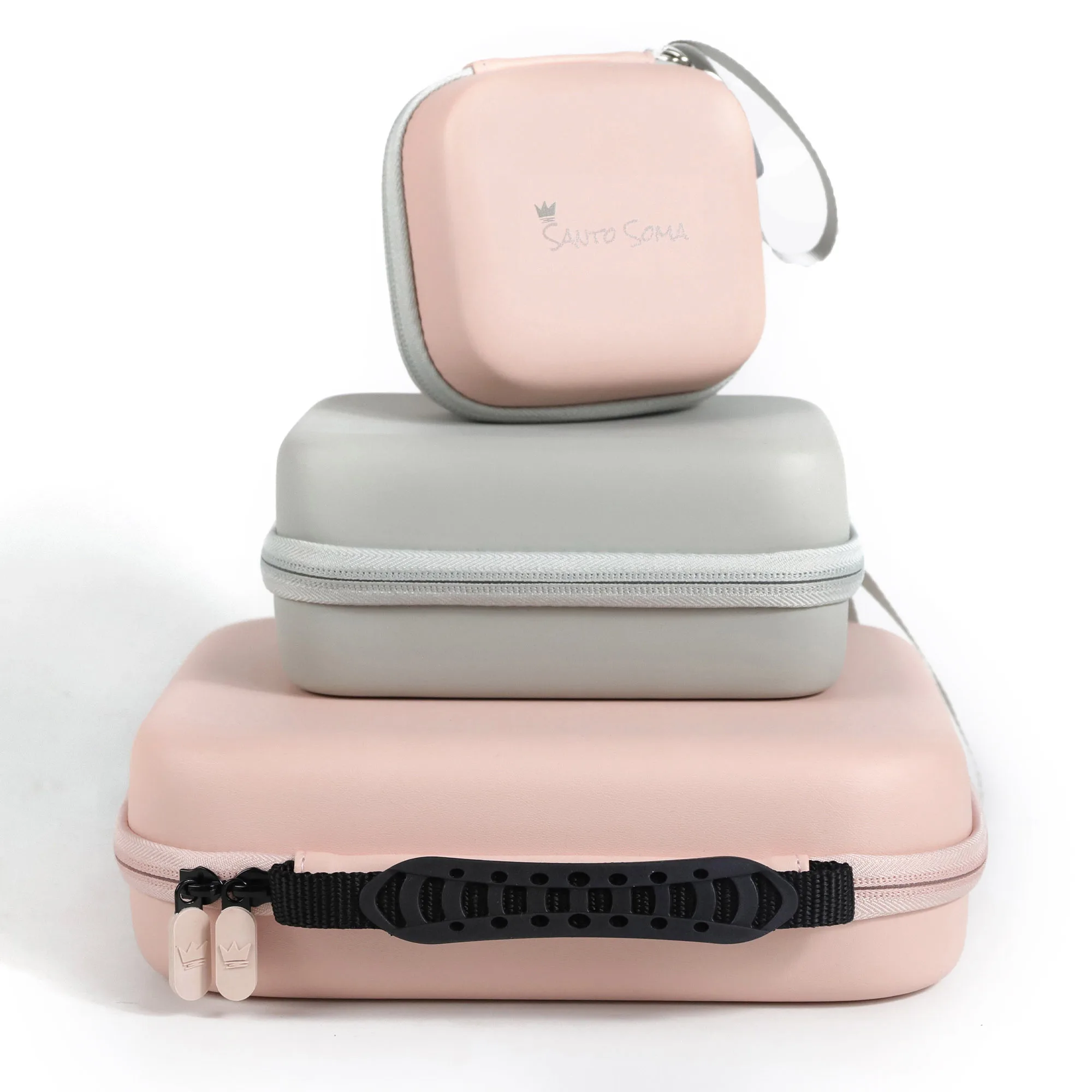 OEM ODM Wholesale Custom Fabric Carrying Zip 10 ml Essential Oil Roller Bottle Pouch Travel Bag Organizer