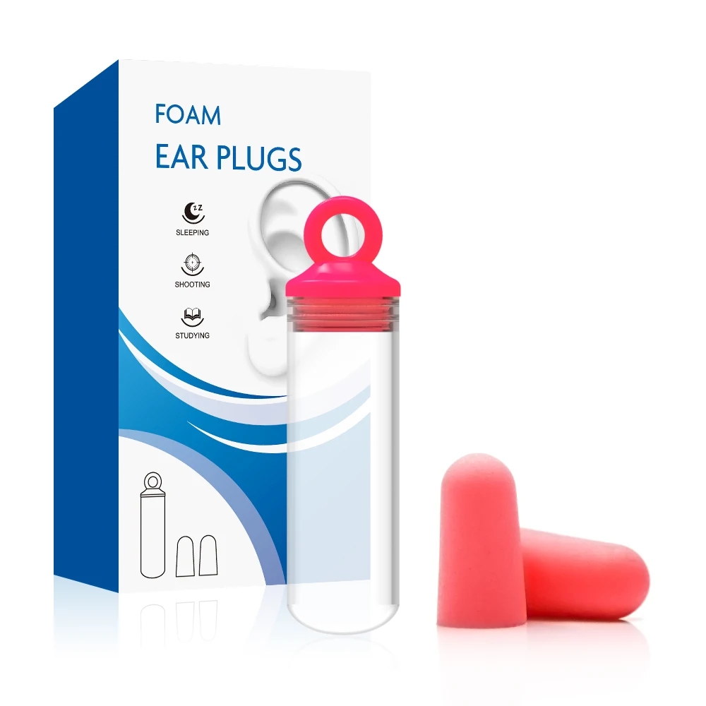 protection sleeping ear plug set pu foam