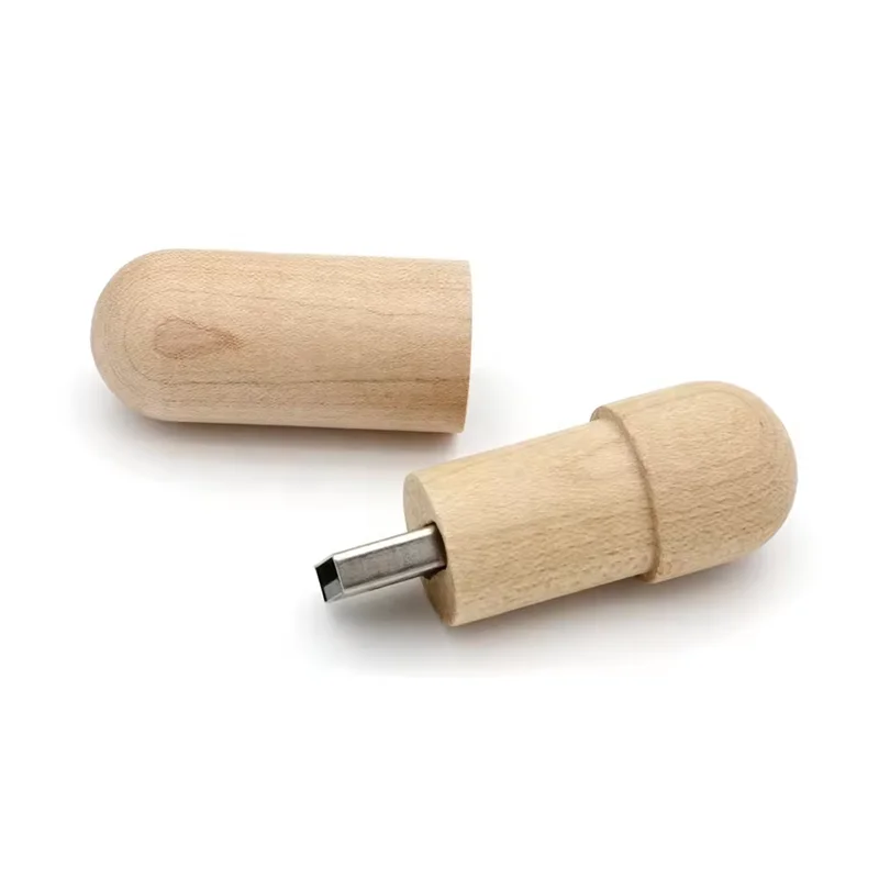 2024 Hot Sales Wooden USB Flash drives B Laser Engraved 4GB 8GB New Innovation USB Stick Custom usb memory Logo1GB 2G