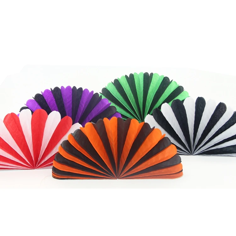 Recycle Happy Birthday Promotional Gift Portable Colourful Paper Hand Fan