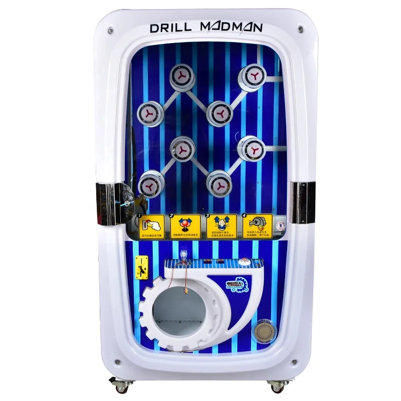 Торговый автомат с монетами Drill madman с билетом выкупа keymaster
