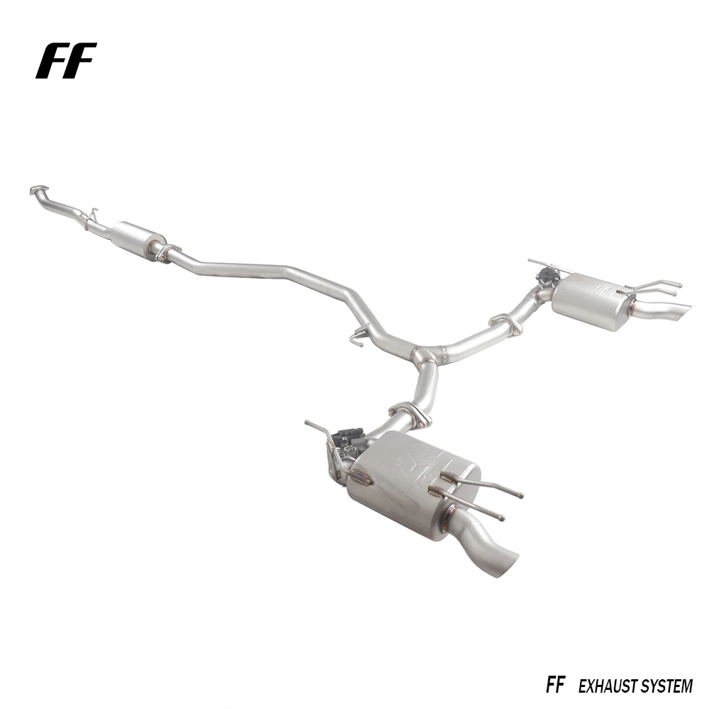 Factory Pricing Active Sound Exhaust Muffler Catback Piping with Valves For Honda Accord 1.5T MY 2018 Exhaust Tips