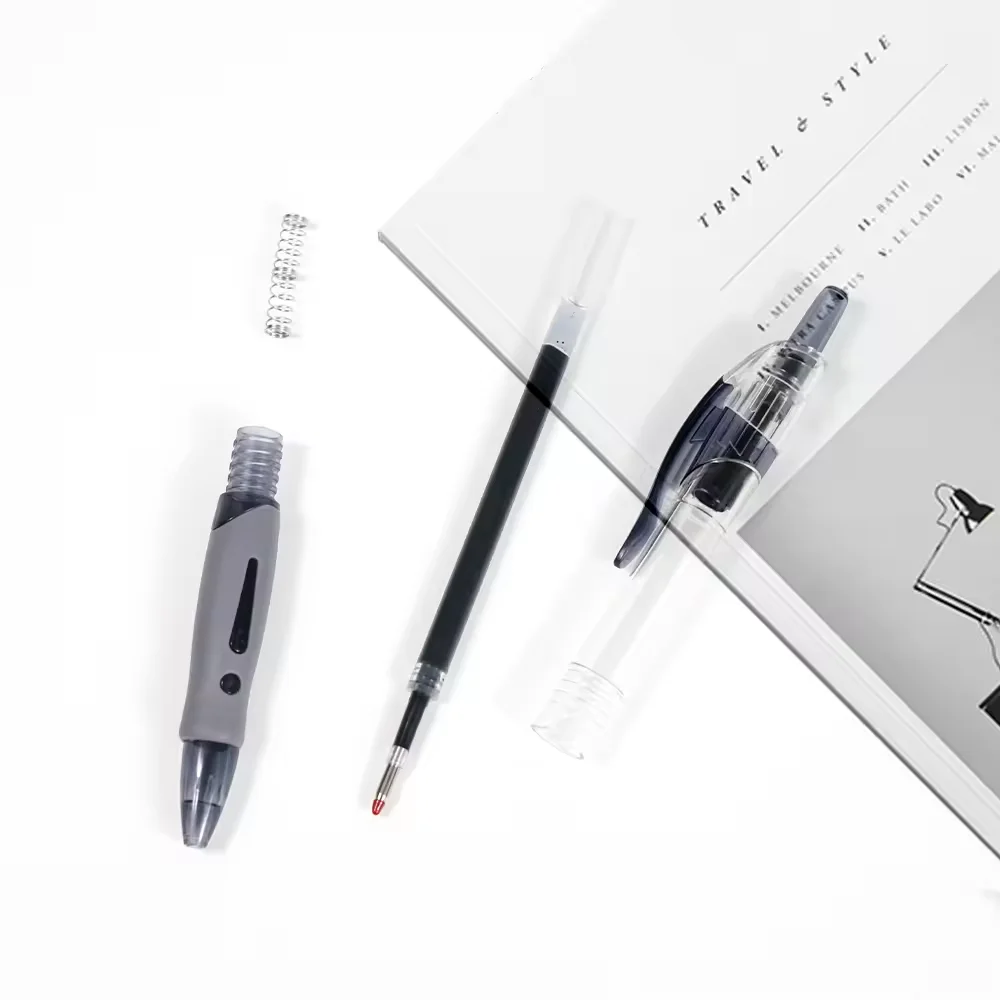 Hot Style Plastic Bright Color Fashion Large-capacity Click Gel Ink Pen For Kids