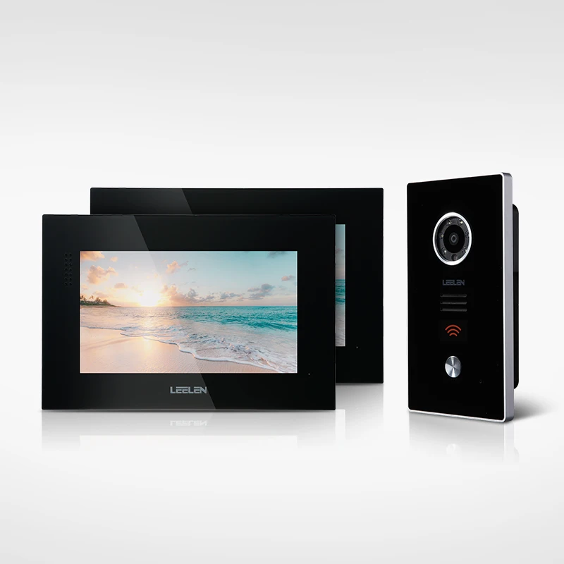 LEELEN Factory pricetouch panel 1024x600 10  inch TFT LCD video door phone system