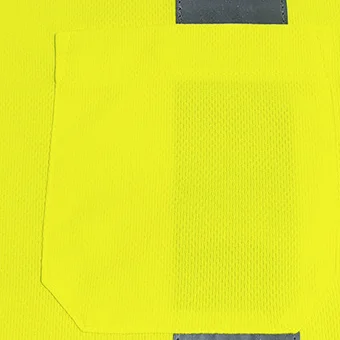 Hot Sale 100% Polyester Mesh Short Sleeve Moisture Wicking Shirt With Pocket Hi Vis Safety Reflective Shirts Work Uniform Polo