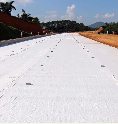 Hot rolled pet filament non woven filtration nonwoven basalt geotextile matting filter cloth