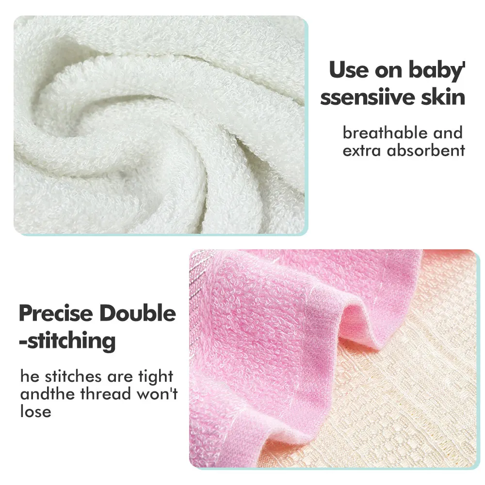 Organic Bamboo Fiber baby washcloth Baby Wash cloth washcloths
