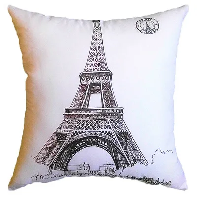 Manufacturer Hot Sale White Cotton Throw Pillow Cover Custom Printing Sublimation Pillowcase