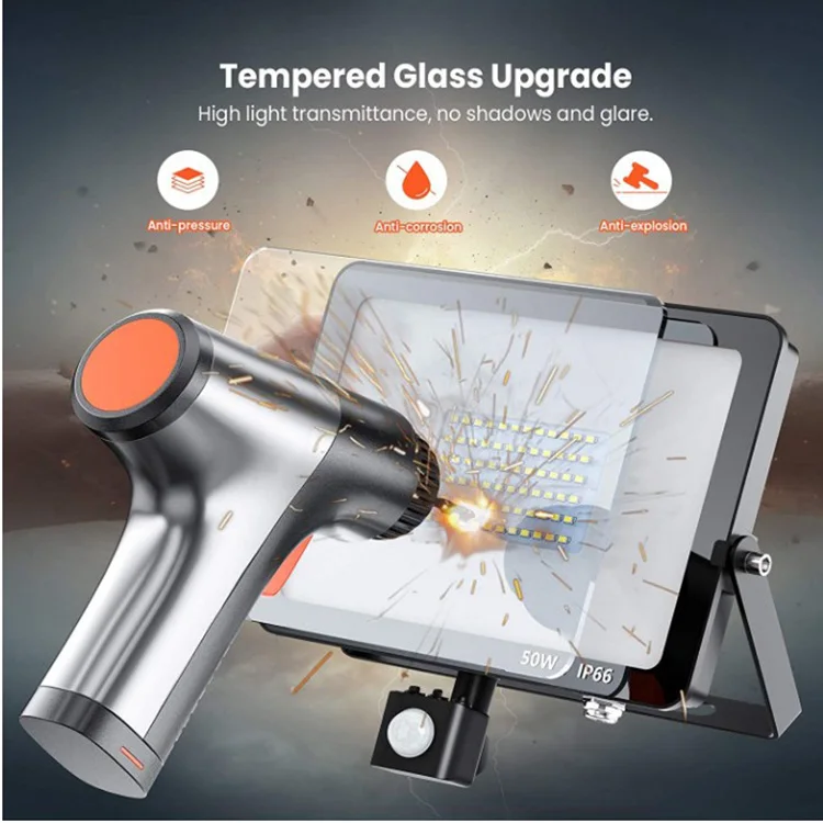 Intelligent Control Advertising Circuit Board Led 30W 50W 100W 200W Flood Light with Remote Dimmer
